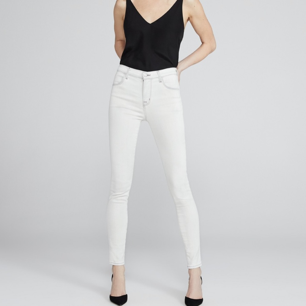 J Brand Maria High Rise Skinny Fit Jean in Industria Wash
